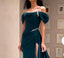 Elegant Dark Green Spaghetti Strap Mermaid Long Prom Dress Ideas, Evening Party Dresses,WGP1976