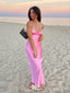 Sexy Square Spaghetti Strap Mermaid  Long Prom Dress Ideas, Evening Party Dresses,WGP1102
