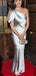 Elegant One-shoulder Mermaid Long Prom Dress Ideas, Evening Party Dresses,WGP1784