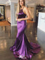 Sexy Purple Halter Strap Mermaid&nbsp;Party Prom Dresses,Evening Dress Online, WGP817