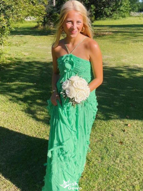 Causal A-line chiffon Long Prom Dress Ideas, Evening Party Dresses,WGP1186