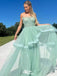 Elegant Sweetheart Strapless A-line Long Prom Dress Ideas, Evening Party Dresses,WGP1323