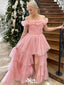 Elegant Off-shoulder A-line Long Prom Dress Ideas, Evening Party Dresses,WGP1377