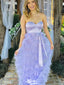 Elegant Sweetheart Strapless A-line Long Prom Dress Ideas, Evening Party Dresses,WGP1390