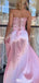 Elegant Strapless Straight Across A-line Long Prom Dress Ideas, Evening Party Dresses,WGP1407