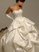 Romantic Sweetheart Ball Gown Sleeveless With Trailing Flower Lace Popular Bridal Long Wedding Dresses, WDH152