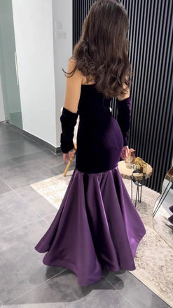 Unique Sweetheart Mermaid Long Prom Dress Ideas, Evening Party Dresses,WGP1872