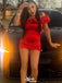 Gorgeous Off-shoulder Sheath Short Mini Homecoming Dress,EPT358