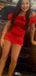 Gorgeous Off-shoulder Sheath Short Mini Homecoming Dress,EPT358