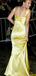 Elegant Spaghetti Strap Scoop Mermaid Long Prom Dress Ideas, Evening Party Dresses,WGP1446
