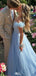 Gorgeous Off-shoulder A-line Long Prom Dress Ideas, Evening Party Dresses,WGP1447