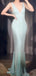 Elegant V-Neck Mermaid Long Prom Dress Ideas, Evening Party Dresses,WGP1894