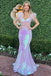 Sparkly Pink Sweetheart Mermaid Long Prom Dress Ideas, Evening Party Dresses, WGP2020
