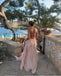 Elegant Pink Sweetheart A-Line Long Prom Dress Ideas, Evening Party Dresses,WGP1653