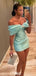 Gorgeous Strapless Off-shoulder Sheath Short Mini Homecoming Dress,EPT381