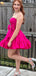 Gorgeous Strapless A-line Short Mini Homecoming Dress,EPT386