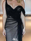 Sexy V-neck Mermaid Long Prom Dress Ideas, Evening Party Dresses,WGP1553
