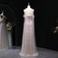 Elegant Pink Off-Shoulder Sleeveless A-Line Long Prom Dress Ideas, Evening Party Dresses , WGP1900