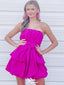 Elegant Strapless A-line Short Mini Homecoming Dress,EPT442