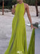 Elegant Halter Unique A-line Long Prom Dress Ideas, Evening Party Dresses,WGP1156