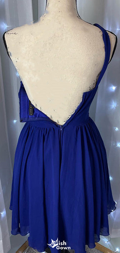 Gorgeous One-shoulder A-line Short Mini Homecoming Dress,EPT457