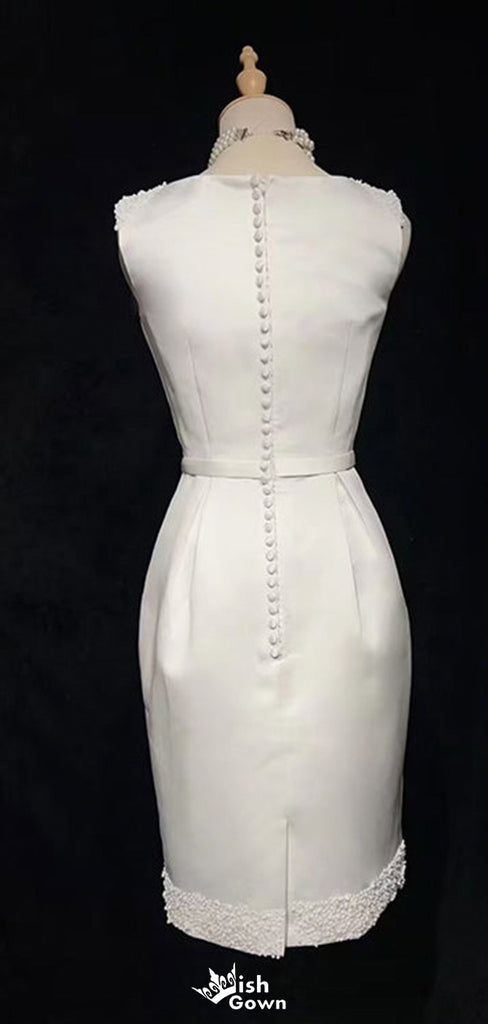 Elegant V-neck sheath Short Mini Homecoming Dress,EPT473