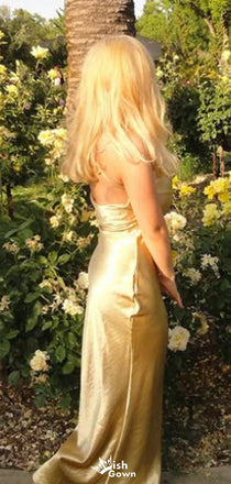 Casual Spaghetti Strap Mermaid Long Prom Dress Ideas, Evening Party Dresses,WGP1628