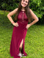 Elegant Halter Mermaid Long Prom Dress Ideas, Evening Party Dresses,WGP1631
