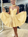 Elegant Strapless Sweetheart A-line Short Mini Homecoming Dress,EPT519