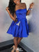 Elegant Strapless A-line Short Mini Homecoming Dress,EPT525