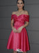 Elegant Off-shoulder A-line Short Mini Homecoming Dress,EPT526