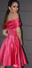 Elegant Off-shoulder A-line Short Mini Homecoming Dress,EPT526
