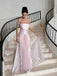 Elegant Pink Off-Shoulder Mermaid Long Prom Dress Ideas, Evening Party Dresses,WGP1757