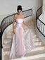 Elegant Pink Off-Shoulder Mermaid Long Prom Dress Ideas, Evening Party Dresses,WGP1757