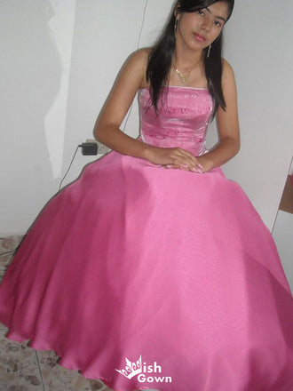 Elegant Strapless A-line Long Prom Dress Ideas, Evening Party Dresses,WGP1684