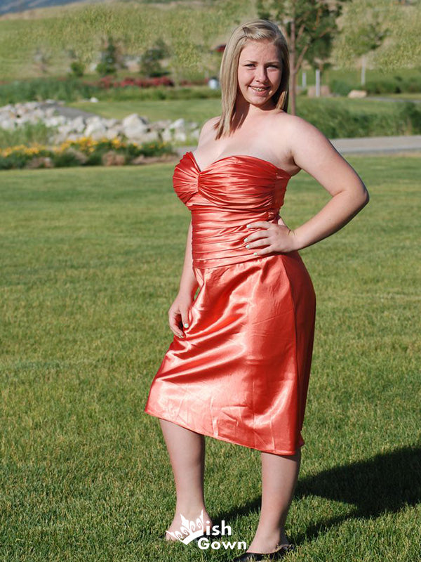 Casual Strapless Sheath Short Mini Homecoming Dress,EPT533