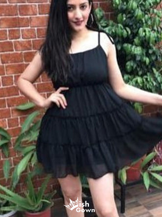 Casual Spaghetti Strap A-line Short Mini Homecoming Dress,EPT559