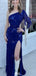 Gorgeous One-shoulder Mermaid Long Prom Dress Ideas, Evening Party Dresses,WGP1730