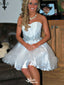 Gorgeous Strapless A-line Short Mini Homecoming Dress,EPT572