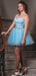 Gorgeous Illusion A-line Short Mini Homecoming Dress,EPT590