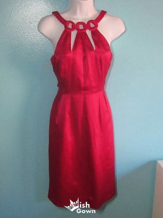 Elegant Halter Sheath Short Mini Homecoming Dress,EPT595