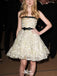 Gorgeous Strapless A-line Short Mini Homecoming Dress,EPT608