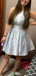 Elegant Halter A-line Short Mini Homecoming Dress,EPT615