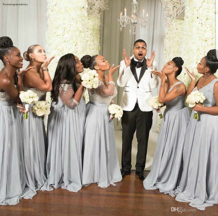 Elegant Blue Mismatched Sleeveless A-Line Long Bridesmaid Dresses Online,WGM467