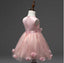 Lovely Beautiful Flower Girl Dresses, Weding Cheap Little Girl Dresses with Handmade Flowers, FGS020