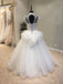Princess Lovely High Neck Cap Sleeves Cheap Bridal Long Wedding Dresses, WG1240
